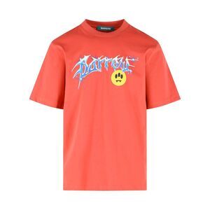 Barrow Red Cotton T-Shirt Men